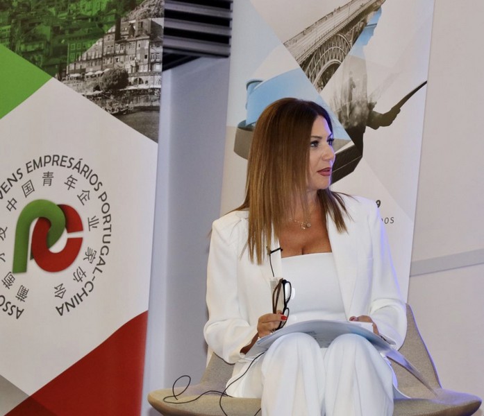 Writer & TV Host Karen Boustany representing Lebanon amongst 42 countries at FIN in Portugal.